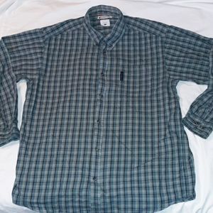 Mens Columbia Plaid Flannel Shirt Large‎ Grunge